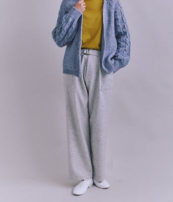 ＜SIPULI (Women)＞【ウォッシャブル】Ｎｅｐ　Ｔｗｅｅｄ　ベルトベイカーパンツ（２０２５３７３３６０４１）
