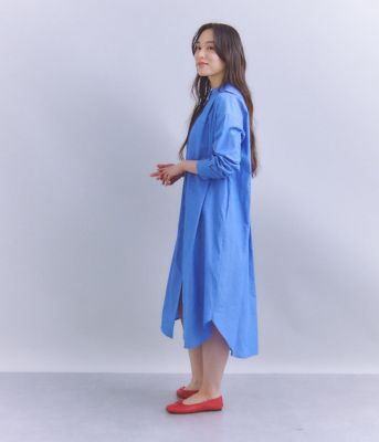 Ｓｌａｂ　Ｙａｒｎ　Ｃｏｔｔｏｎ　Ｌａｗｎ　ボリュームシャツドレス（２０２５３７４１５０２２）