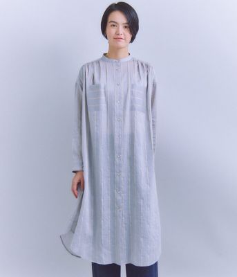 ［ＡＣＡＲ］Ｂｉｇ　Ｓｔｒｉｐｅ　ボリュームシャツドレス（２０２５３７４１５０２４）
