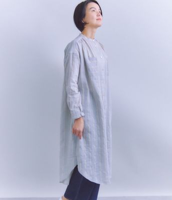 ［ＡＣＡＲ］Ｂｉｇ　Ｓｔｒｉｐｅ　ボリュームシャツドレス（２０２５３７４１５０２４）