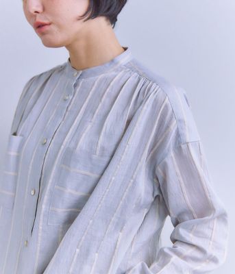 ［ＡＣＡＲ］Ｂｉｇ　Ｓｔｒｉｐｅ　ボリュームシャツドレス（２０２５３７４１５０２４）
