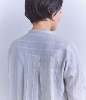 ［ＡＣＡＲ］Ｂｉｇ　Ｓｔｒｉｐｅ　ボリュームシャツドレス（２０２５３７４１５０２４）