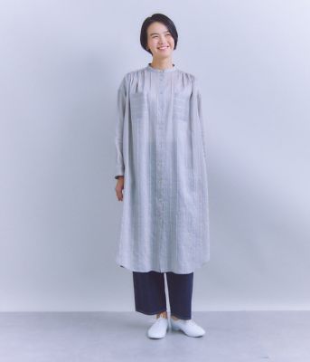 ［ＡＣＡＲ］Ｂｉｇ　Ｓｔｒｉｐｅ　ボリュームシャツドレス（２０２５３７４１５０２４）