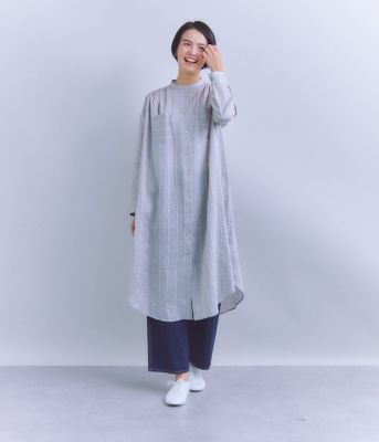 ［ＡＣＡＲ］Ｂｉｇ　Ｓｔｒｉｐｅ　ボリュームシャツドレス（２０２５３７４１５０２４）