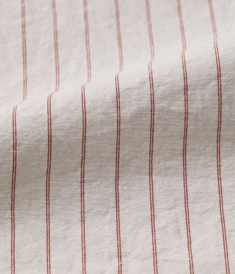 Ｃｏｔｔｏｎ　Ｌｉｎｅｎ　Ｄｏｕｂｌｅ　Ｓｔｒｉｐｅ　ポケットロングシャツドレス（２０２５３７４１６０１１）