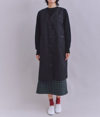 ＜SIPULI (Women)＞Ｃｏａｔｅｄ　Ｃｏｔｔｏｎ　Ｐｏｌｙ　Ｔｗｉｌｌ　ハーフムーンポケットドレス（２０２５３７４８６０３１）