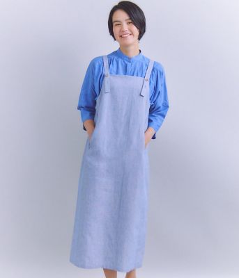 Ｌｉｎｅｎ　Ｃｈａｍｂｒａｙ　ジャンパースカート（２０２５３７４９５０３１）