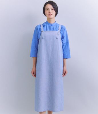 Ｌｉｎｅｎ　Ｃｈａｍｂｒａｙ　ジャンパースカート（２０２５３７４９５０３１）