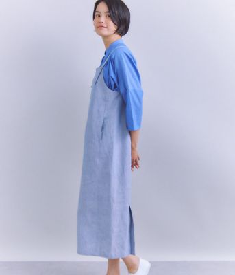 Ｌｉｎｅｎ　Ｃｈａｍｂｒａｙ　ジャンパースカート（２０２５３７４９５０３１）