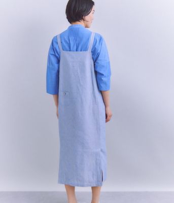 Ｌｉｎｅｎ　Ｃｈａｍｂｒａｙ　ジャンパースカート（２０２５３７４９５０３１）