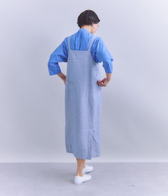 Ｌｉｎｅｎ　Ｃｈａｍｂｒａｙ　ジャンパースカート（２０２５３７４９５０３１）