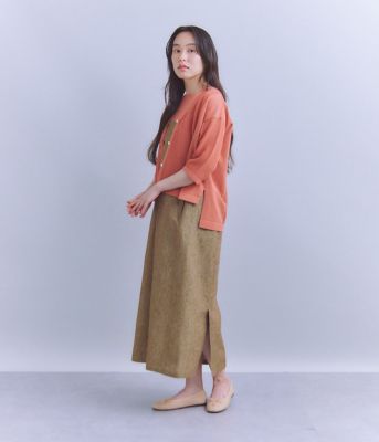 Ｌｉｎｅｎ　Ｃｈａｍｂｒａｙ　ジャンパースカート（２０２５３７４９５０３１）