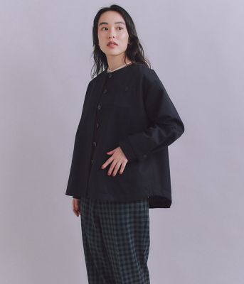 Coated Cotton Poly Twill ヘンリーハーフ