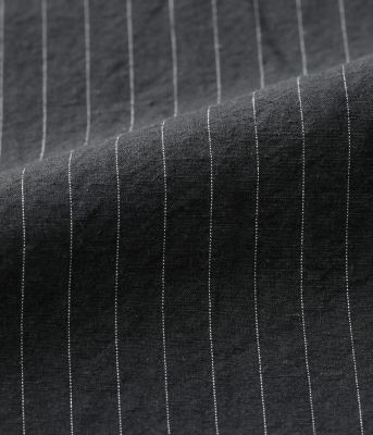 Ｃｏｔｔｏｎ　Ｌｉｎｅｎ　Ｐｉｎ　Ｓｔｒｉｐｅ　ガゼット付ブラウス（２０２５３７６１６０１２）