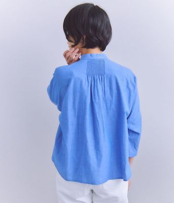Ｓｌａｂ　Ｙａｒｎ　Ｃｏｔｔｏｎ　Ｌａｗｎ　ピンタックギャザーブラウス（２０２５３７６４５０２２）