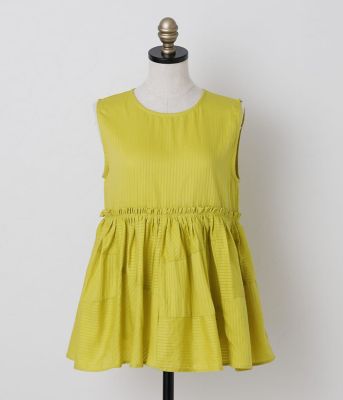 Ｃｏｔｔｏｎ　Ｓｔｒｉｐｅ　Ｄｏｂｂｙ　ランダムカットブラウス（２０２５３７６８５００２）