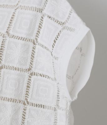 Ｓｑｕａｒｅ　Ｅｍｂｒｏｉｄｅｒｙ　Ｌａｃｅ　ブラウス（２０２５３７６８５００３）