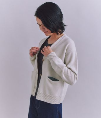 Colorful Melange 配色ポケットニット