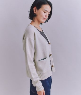 HOLIDAY ホリデイ ミックスネップショートカーディガン 定価2.7万程 HOLIDAY ホリデイ ミックスネップショートカーディガン 定価2.7