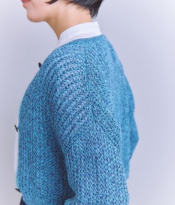 Linen Polyester Yarn 配色ニット