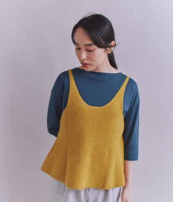 SIPULI (Women)/シプリ Colorful Melange 2wayペプラムキャミニット(202537796741) 40イエロー トップス【三越伊勢丹/公式】