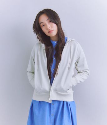 SIPULI (Women)/シプリ Ｆｒｅｎｃｈ　Ｔｅｒｒｙ　ジップアップフードパーカ（２０２５３７８１５８９５）