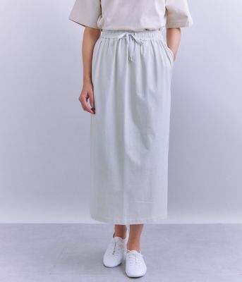 ＜SIPULI (Women)＞Ｌｕｓｕｔｅｒ　Ｓｏｆｔ　Ｊｅｒｓｅｙ　アシンメトリースリットスカート（２０２５３７８２５８９２）
