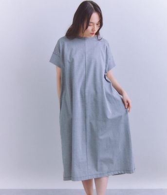 ＜SIPULI (Women)＞Ｐｉｑｕｅ　Ｓｕｃｋｅｒ　Ｊｅｒｓｅｙ　タックドレープワンピース（２０２５３７８４５８５２）