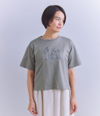 Ｍｅｒｃｅｒｉｚａｔｉｏｎ　Ｊｅｒｓｅｙ　Ｆｌｏｗｅｒコード刺繍Ｔシャツ（２０２５３７８５５８９１）