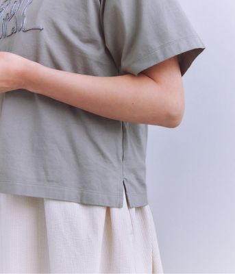 Ｍｅｒｃｅｒｉｚａｔｉｏｎ　Ｊｅｒｓｅｙ　Ｆｌｏｗｅｒコード刺繍Ｔシャツ（２０２５３７８５５８９１）