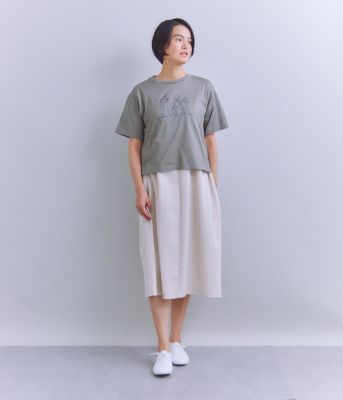 Ｍｅｒｃｅｒｉｚａｔｉｏｎ　Ｊｅｒｓｅｙ　Ｆｌｏｗｅｒコード刺繍Ｔシャツ（２０２５３７８５５８９１）