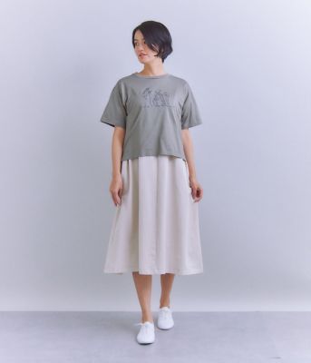 Ｍｅｒｃｅｒｉｚａｔｉｏｎ　Ｊｅｒｓｅｙ　Ｆｌｏｗｅｒコード刺繍Ｔシャツ（２０２５３７８５５８９１）