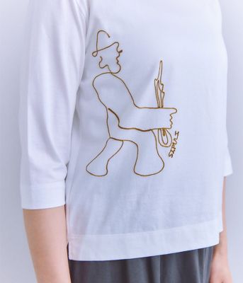 Ｍｅｒｃｅｒｉｚａｔｉｏｎ　Ｊｅｒｓｅｙ　チェーン刺繍Ｔシャツ（２０２５３７８６５８９１）