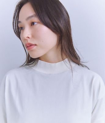 Lusuter Soft Jersey モックネックプル
