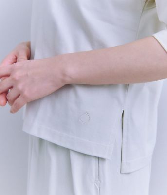 Luster Soft Jersey モックネックプルオーバー