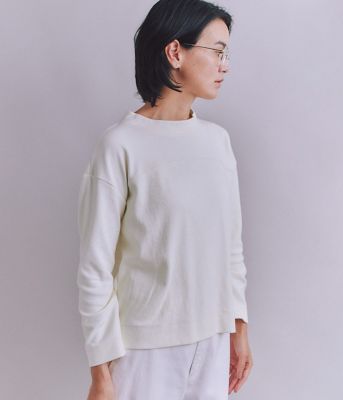 Crepe Double Face Knit 切替えボトルネック