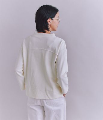Crepe Double Face Knit 切替えボトルネック