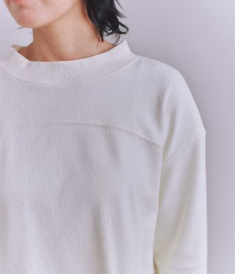 Crepe Double Face Knit 切替えボトルネック