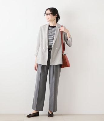 ウォッシャブル】ドライライトクロス Wブレストジャケット