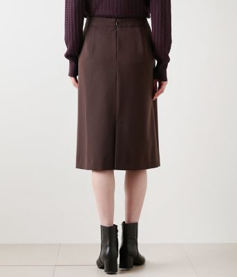 ギャバライクポリエステル ビット付きスカート