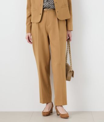 ＜NEWYORKER (Women)＞コンパクトダブルクロス　センタープレステーパードパンツ（２０２５５１３１５１２２）