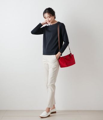ストレッチダブルクロス　テーパードパンツ（２０２５５１３３５２１８）