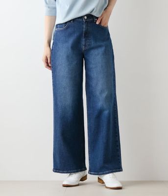 ＜NEWYORKER (Women)＞ＥＤＷＩＮ　１１オンス　ワイドデニムパンツ（２０２５５１３３６２１６）