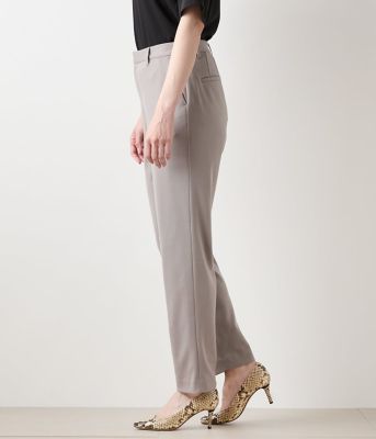 ウォッシャブル】モクロディクリア テーパードパンツ