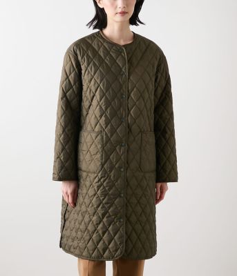 撥水・ウォッシャブル】ポリエステルタフタ リバーシブルキルトロング