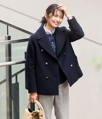 ラムウールモッサ ピーコート（202551556260