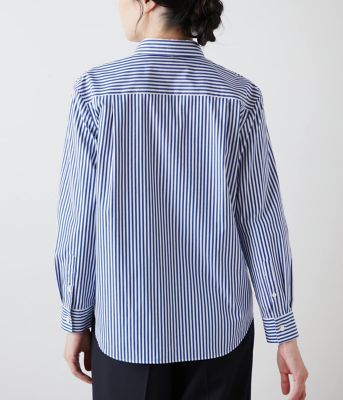 美品▲Deuxieme classe//ブルーストライプシャツ DEUXIEME CLASSE - 【Deuxieme Classe】 ストライプシャツ