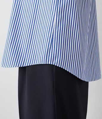 【美品】CELINE レギュラーカラー　ロンドンストライプ　シャツ　ブルー ロンドンストライプ レギュラーカラーシャツ（ブルー