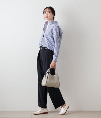 【美品】CELINE レギュラーカラー　ロンドンストライプ　シャツ　ブルー ロンドンストライプ レギュラーカラーシャツ（ブルー