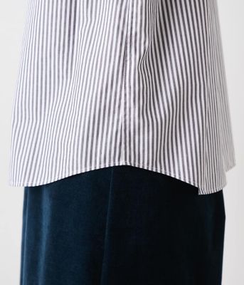 ロンドンストライプ レギュラーカラー長袖シャツ